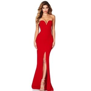 Red nookie honey dress